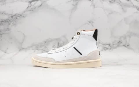 匡威Converse x Ibn Jasper Pro公司级版本联名伊本贾斯珀拉链高帮板鞋白色原盒原标 货号：1665744C