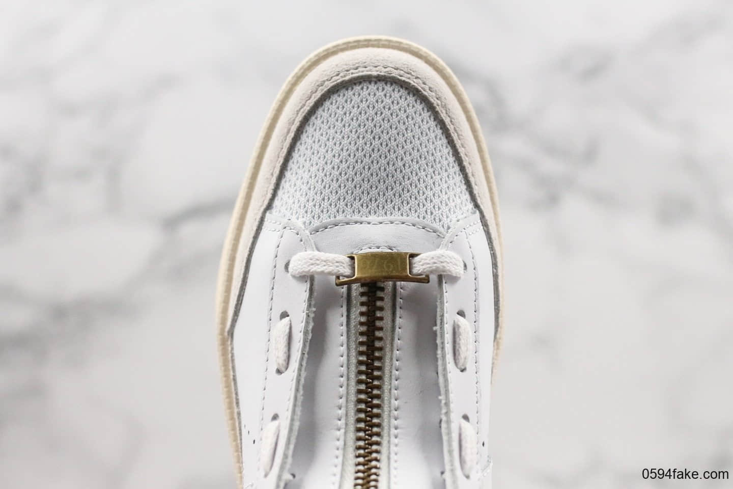匡威Converse x Ibn Jasper Pro公司级版本联名伊本贾斯珀拉链高帮板鞋白色原盒原标 货号：1665744C