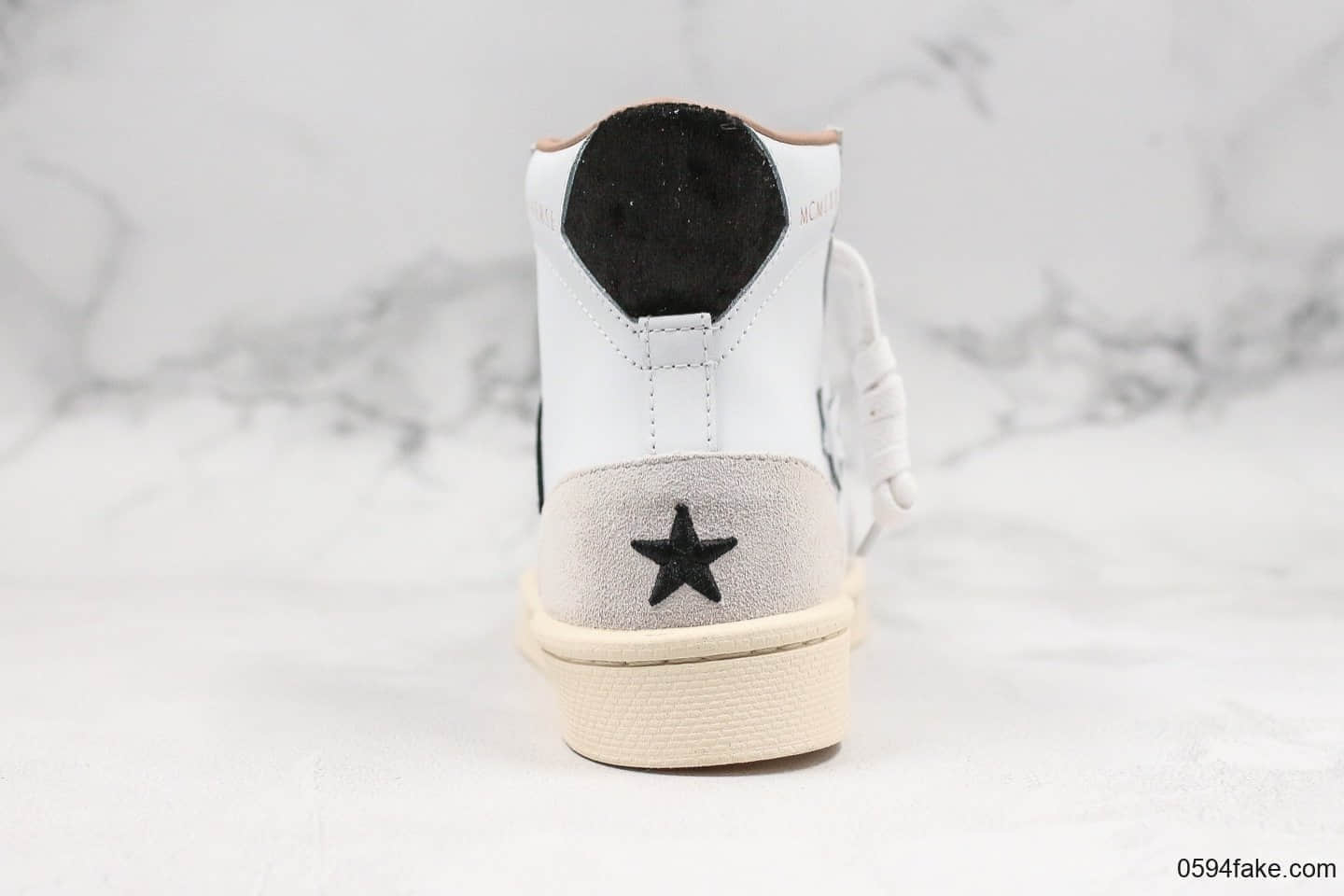 匡威Converse x Ibn Jasper Pro公司级版本联名伊本贾斯珀拉链高帮板鞋白色原盒原标 货号：1665744C