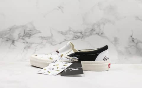 万斯Ralph Steadman x Vans Vault OG SlipOnLX公司级版本艺术家联名濒危动物图板鞋一脚蹬蜜蜂配色原厂硫化