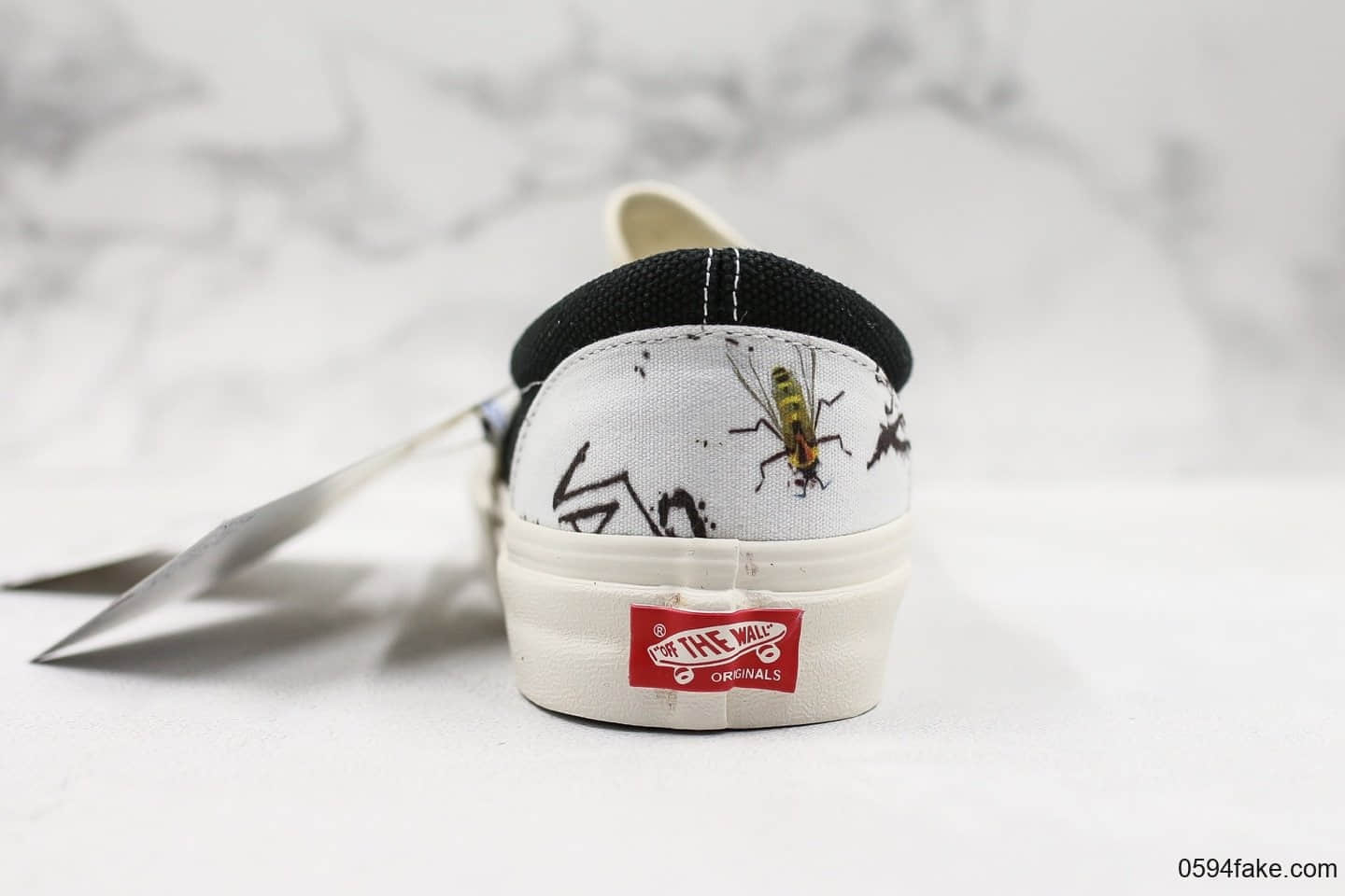 万斯Ralph Steadman x Vans Vault OG SlipOnLX公司级版本艺术家联名濒危动物图板鞋一脚蹬蜜蜂配色原厂硫化