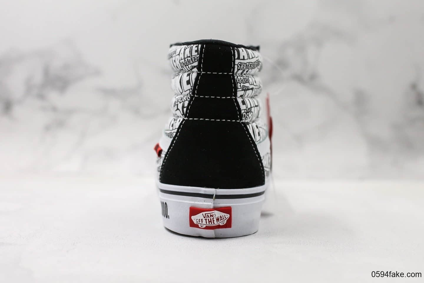 万斯Vans x Baker Od Skool Pro公司级版本坏小子联名高帮板鞋黑白配色非市面冷粘货