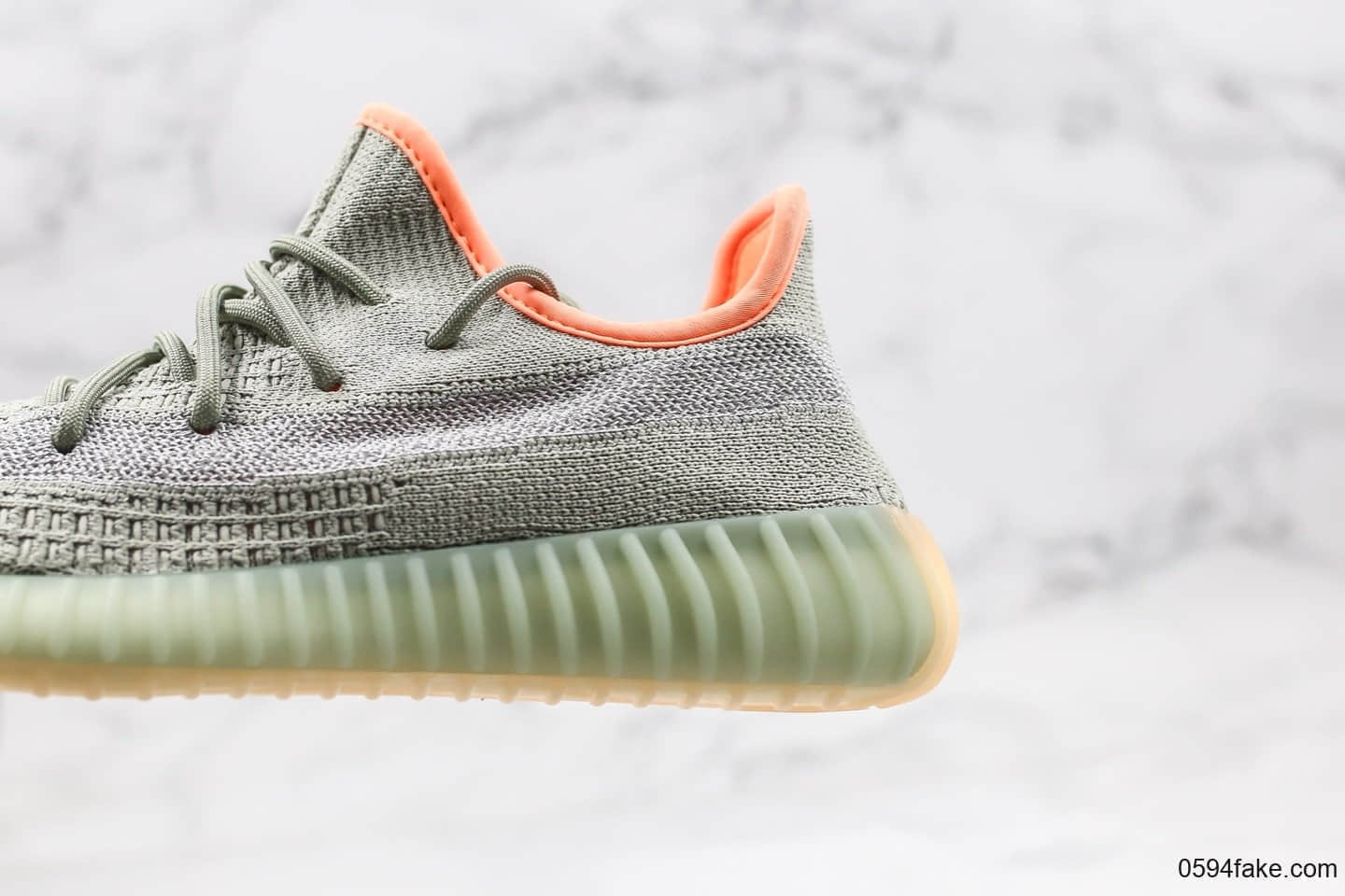 阿迪达斯adidas Yeezy Boost 350 V2“ Desert Sage”公司级版本侃爷椰子350V2侧透满天星鼠尾草绿原鞋开模 货号：FX9035