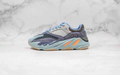 阿迪达斯Adidas Yeezy Boost 700纯原版本椰子700初代碳蓝复古老爹鞋内置爆米花中底原盒原标 货号：FW2498