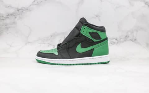 乔丹Air Jordan 1 High og纯原版本高帮AJ1新黑绿脚趾正确后跟定型工艺原盒原标 货号：555088-030