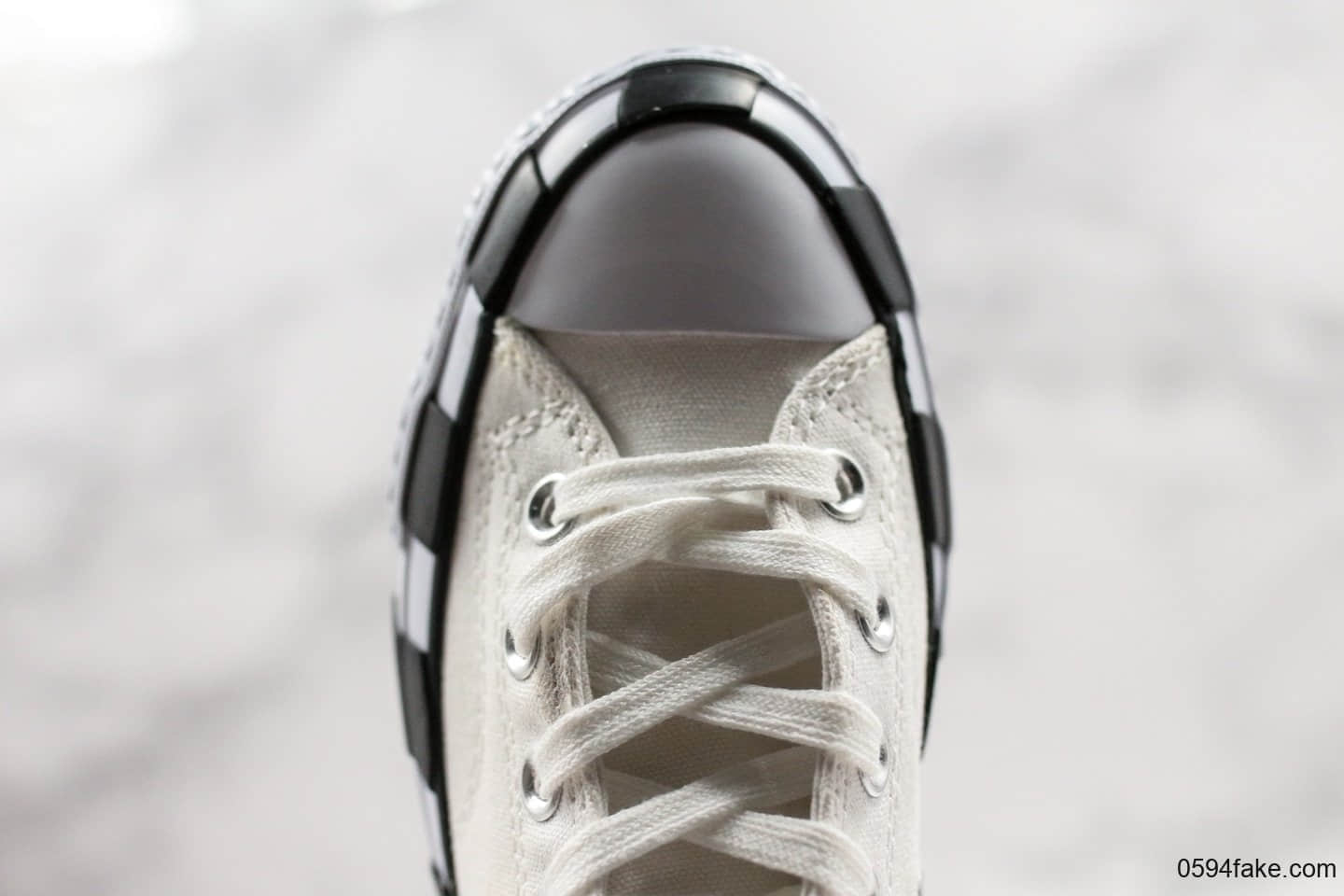 匡威Off White x Converse Chuck 1970s 2.0公司级版本联名OW休闲硫化板鞋斑马白黑橙色换钩配色原鞋开模 货号：163862C