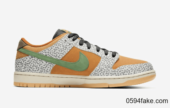 人气主题配色！Nike SB Dunk Low“ Safari”释出官图！3月14日发售！ 货号：CD2563-002