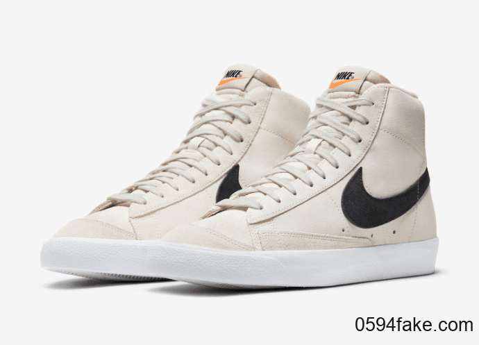 麂皮鞋身！全新Nike Blazer Mid Suede即将发售！ 货号：CI1172-100