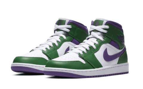 绿巨人配色！Air Jordan 1 Mid“ Incredible Hulk”即将发售！ 货号：554724-300