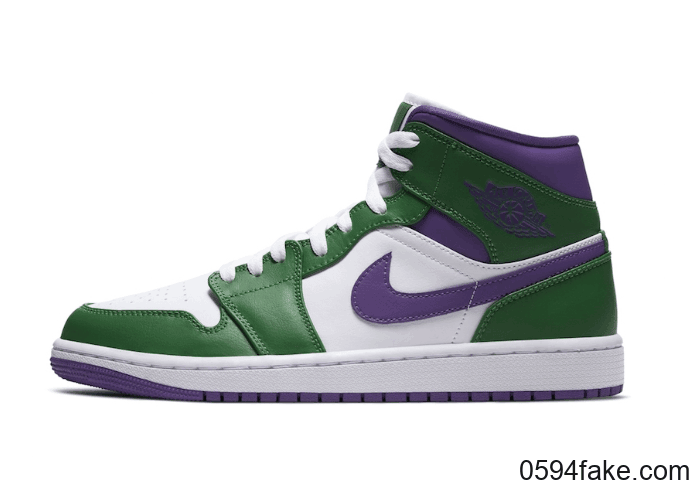 绿巨人配色！Air Jordan 1 Mid“ Incredible Hulk”即将发售！ 货号：554724-300