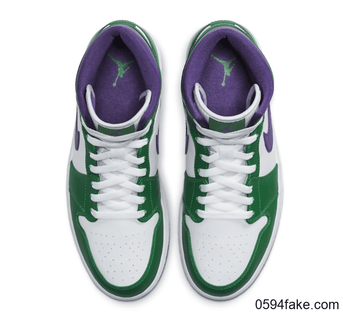 绿巨人配色！Air Jordan 1 Mid“ Incredible Hulk”即将发售！ 货号：554724-300