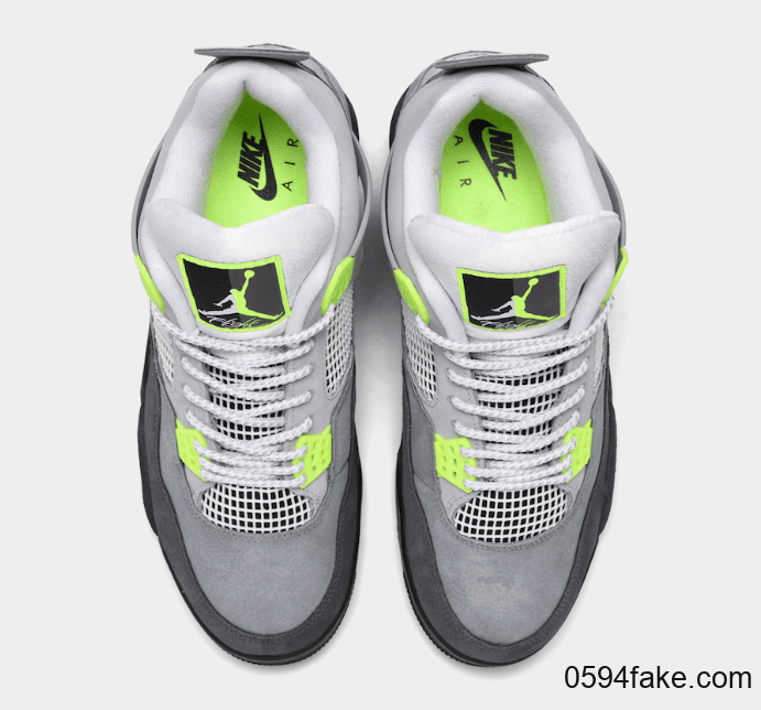 Air Jordan 4 “Neon” 最新实物曝光！下周发售！ 货号：CT5342-007