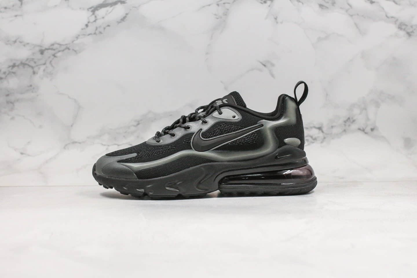 耐克Nike Air Max 270V2 BLACK TECH纯原版本气垫鞋Max270黑色满天星内置真小潘气垫 货号：AO4971-102