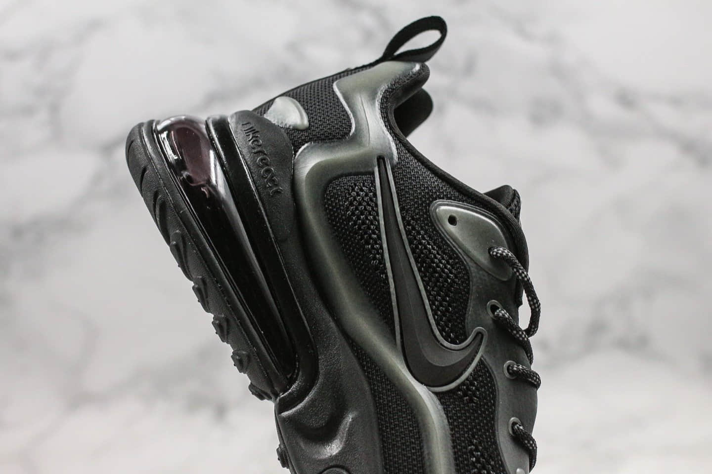 耐克Nike Air Max 270V2 BLACK TECH纯原版本气垫鞋Max270黑色满天星内置真小潘气垫 货号：AO4971-102