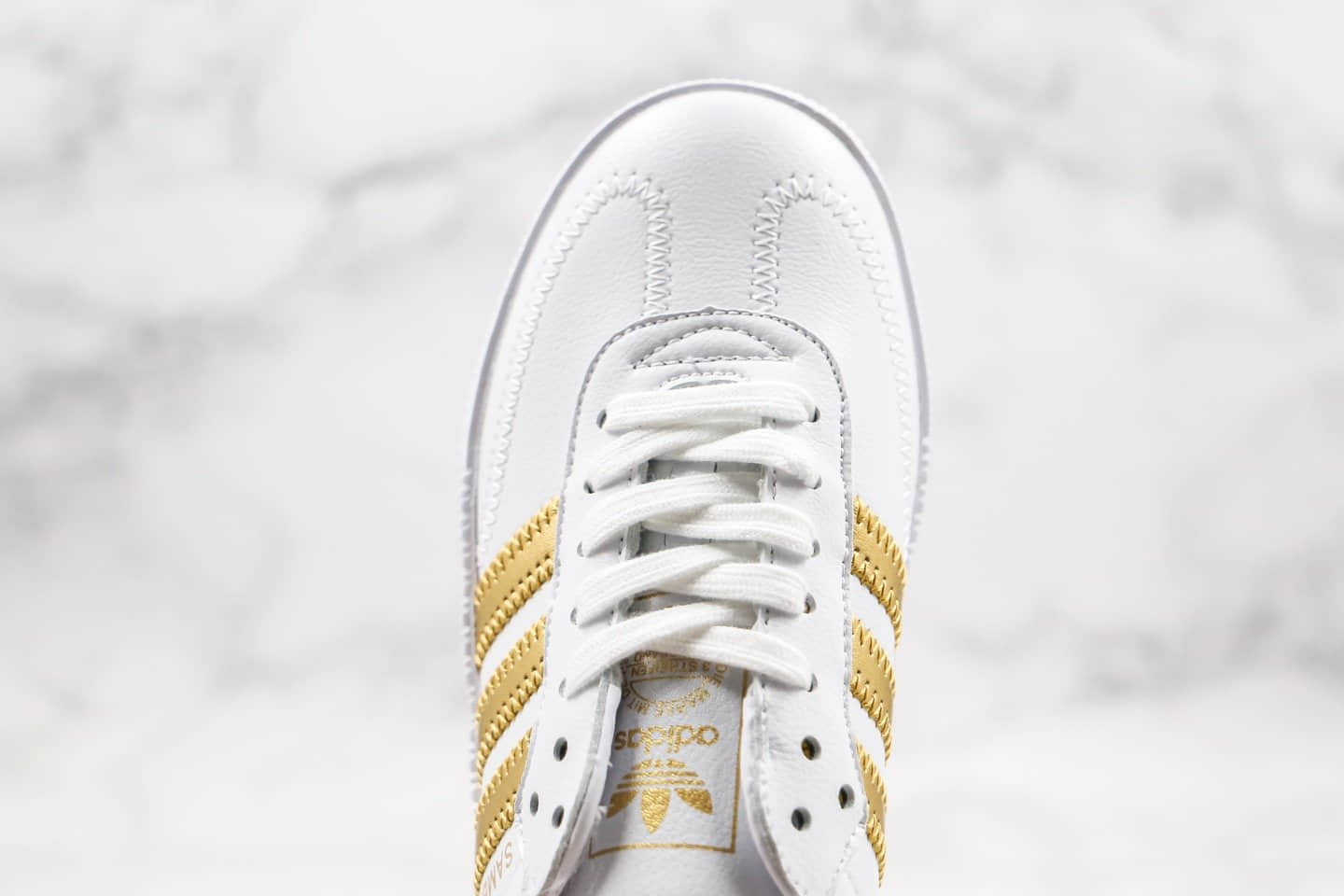 阿迪达斯Adidas Originals Samba Rose W纯原版本三叶草桑巴系列白金色松糕鞋原盒原标 货号：EE4681