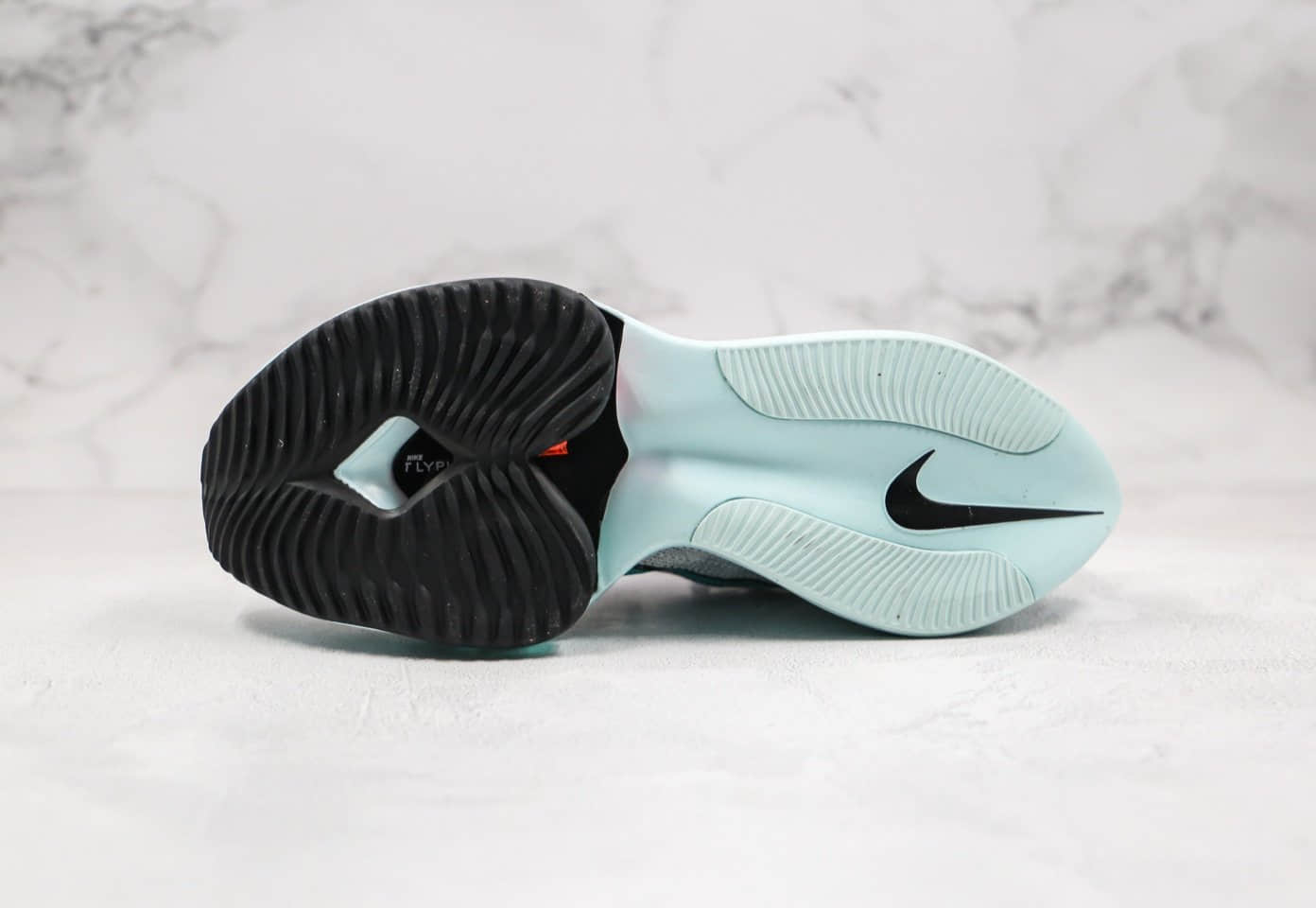 耐克Nike Air Zoom Alphafly NEXT%「破 2」纯原版本马拉松气垫跑鞋灰蓝色内置纤维碳板加持原盒原标 货号：CI9925-010