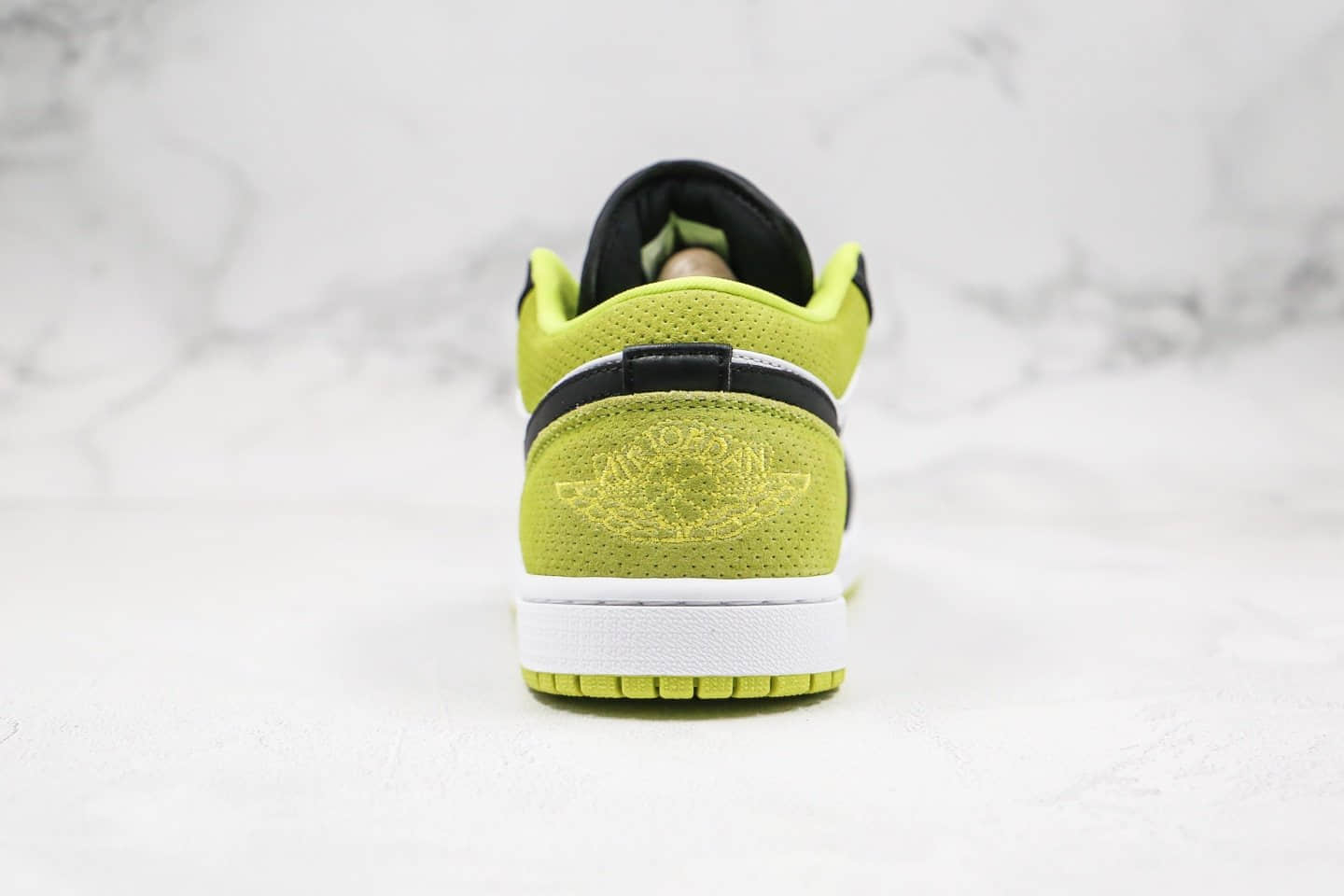 乔丹Air Jordan 1 green纯原版本低帮AJ1青草绿黑脚趾内置气垫原厂材料打造 货号：CK3022-003