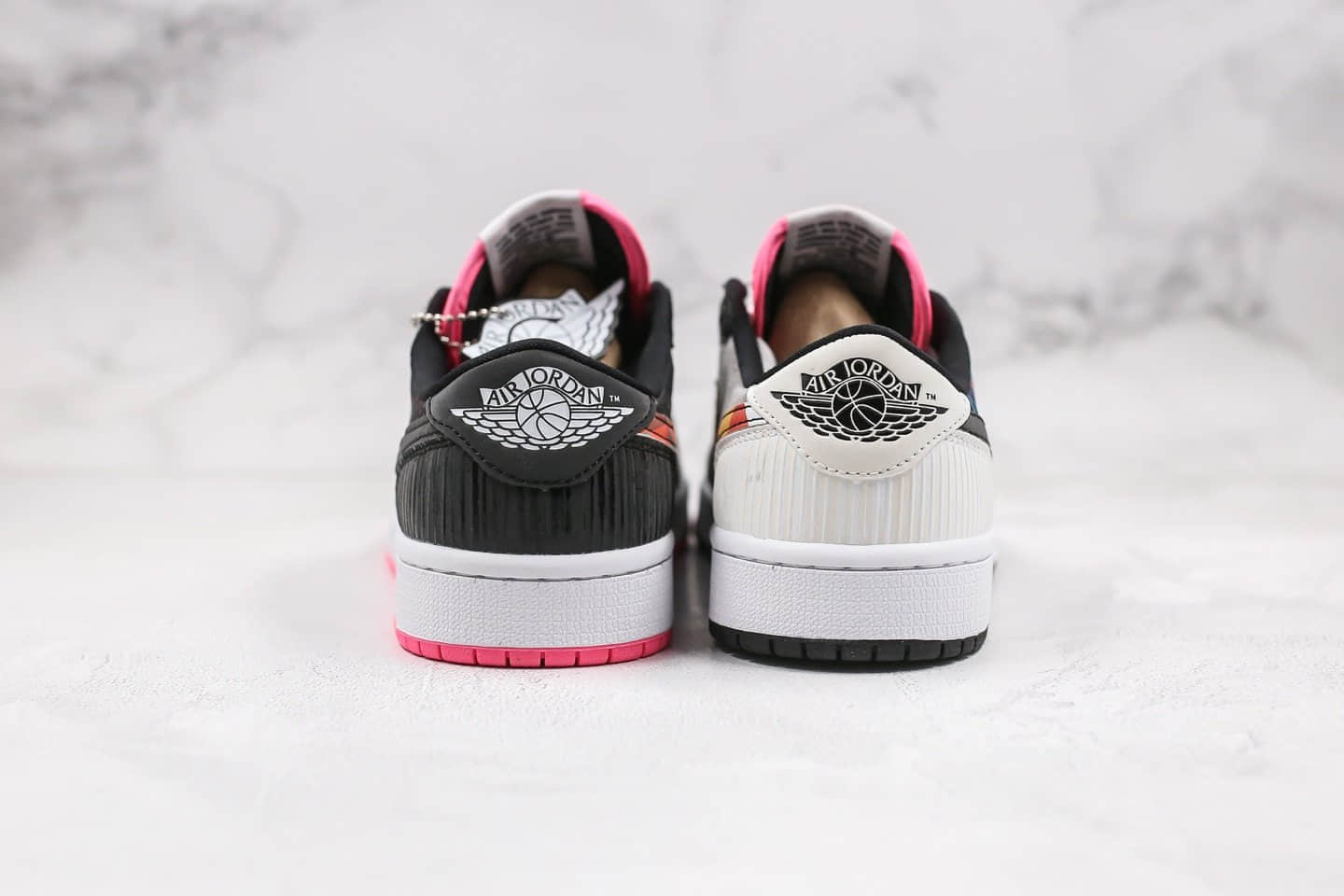 乔丹Air Jordan 1 Low纯原版本低帮AJ1农历新年中国年黑粉色鸳鸯配色原盒配件齐全 货号：CW0418-006