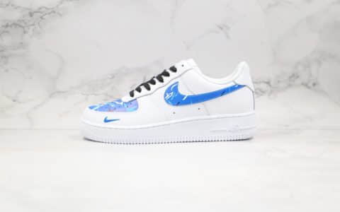 耐克Nike Air Force 1 GS Have a Nike Day纯原版本低帮空军一号白蓝色内置气垫原盒原标 货号：315115-116