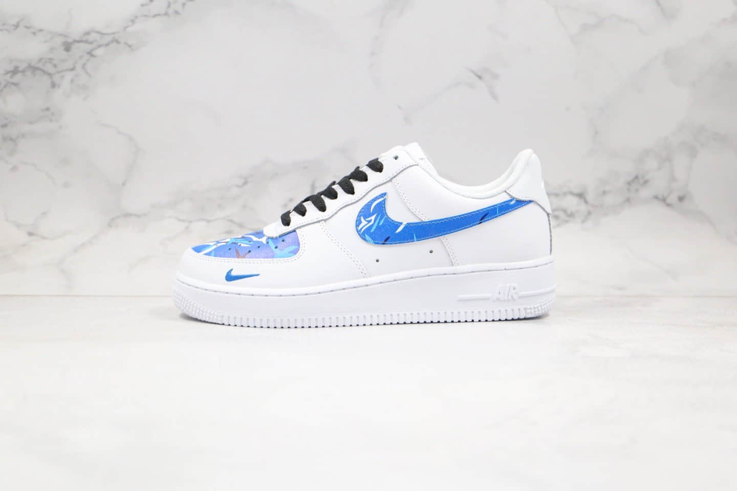 耐克Nike Air Force 1 GS Have a Nike Day纯原版本低帮空军一号白蓝色内置气垫原盒原标 货号：315115-116