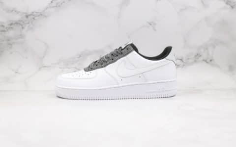 耐克Nike Air Force 1 '07 LV8纯原版本低帮空军一号大理石石纹黑白色配色内置气垫原盒原标 货号：CK4363-100