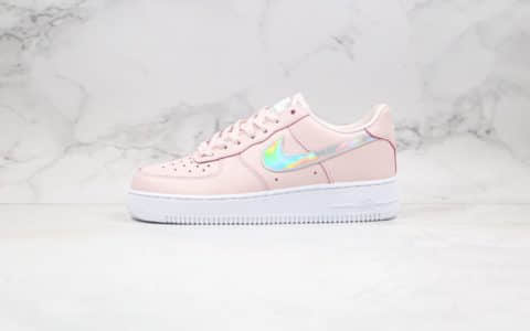 耐克Nike Air Force 1 Low Releasing in Pink纯原版本低帮空军一号粉镭射内置气垫正确鞋面材质 货号：CJ1646-600