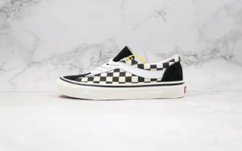 万斯Vans Checkerboard Bold N公司级版本低帮棋盘格黑白色经典硫化板鞋吴亦凡同款原盒原标 货号：VN0A3WLPR6R