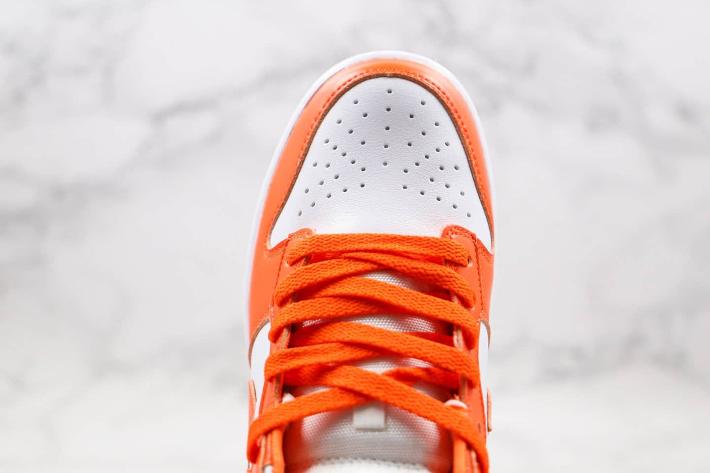 耐克Nike Dunk Low SP Syracuse 2020WHITEORANGE纯原版本低帮肯塔基SB板鞋雪城橙滑板鞋原盒原标内置气垫 货号：CU1726-101