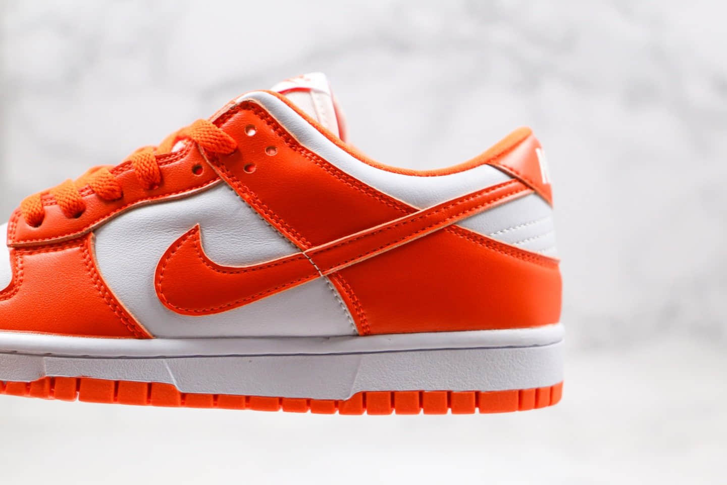 耐克Nike Dunk Low SP Syracuse 2020WHITEORANGE纯原版本低帮肯塔基SB板鞋雪城橙滑板鞋原盒原标内置气垫 货号：CU1726-101