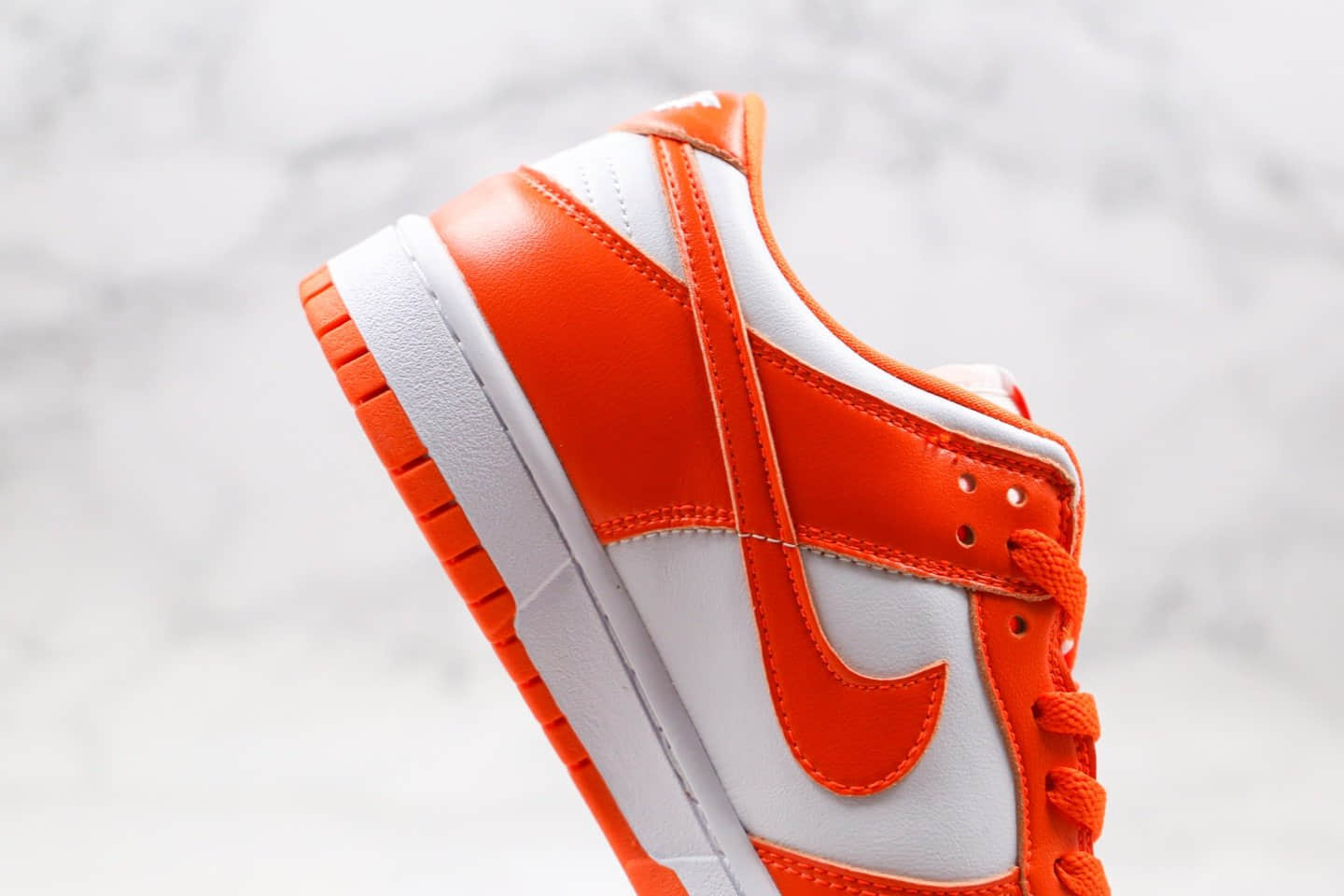 耐克Nike Dunk Low SP Syracuse 2020WHITEORANGE纯原版本低帮肯塔基SB板鞋雪城橙滑板鞋原盒原标内置气垫 货号：CU1726-101