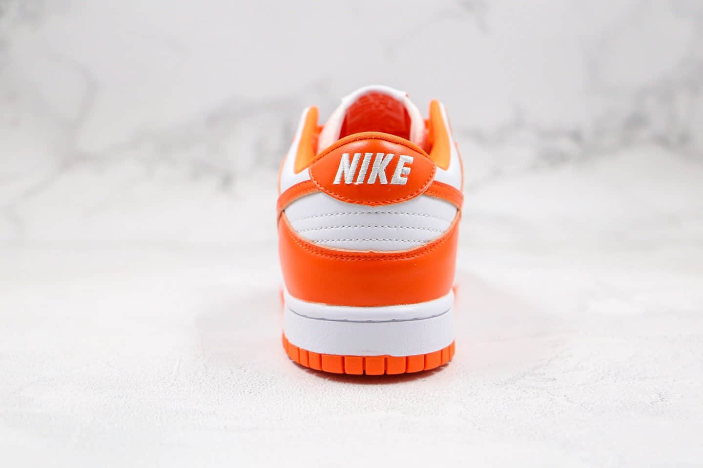 耐克Nike Dunk Low SP Syracuse 2020WHITEORANGE纯原版本低帮肯塔基SB板鞋雪城橙滑板鞋原盒原标内置气垫 货号：CU1726-101