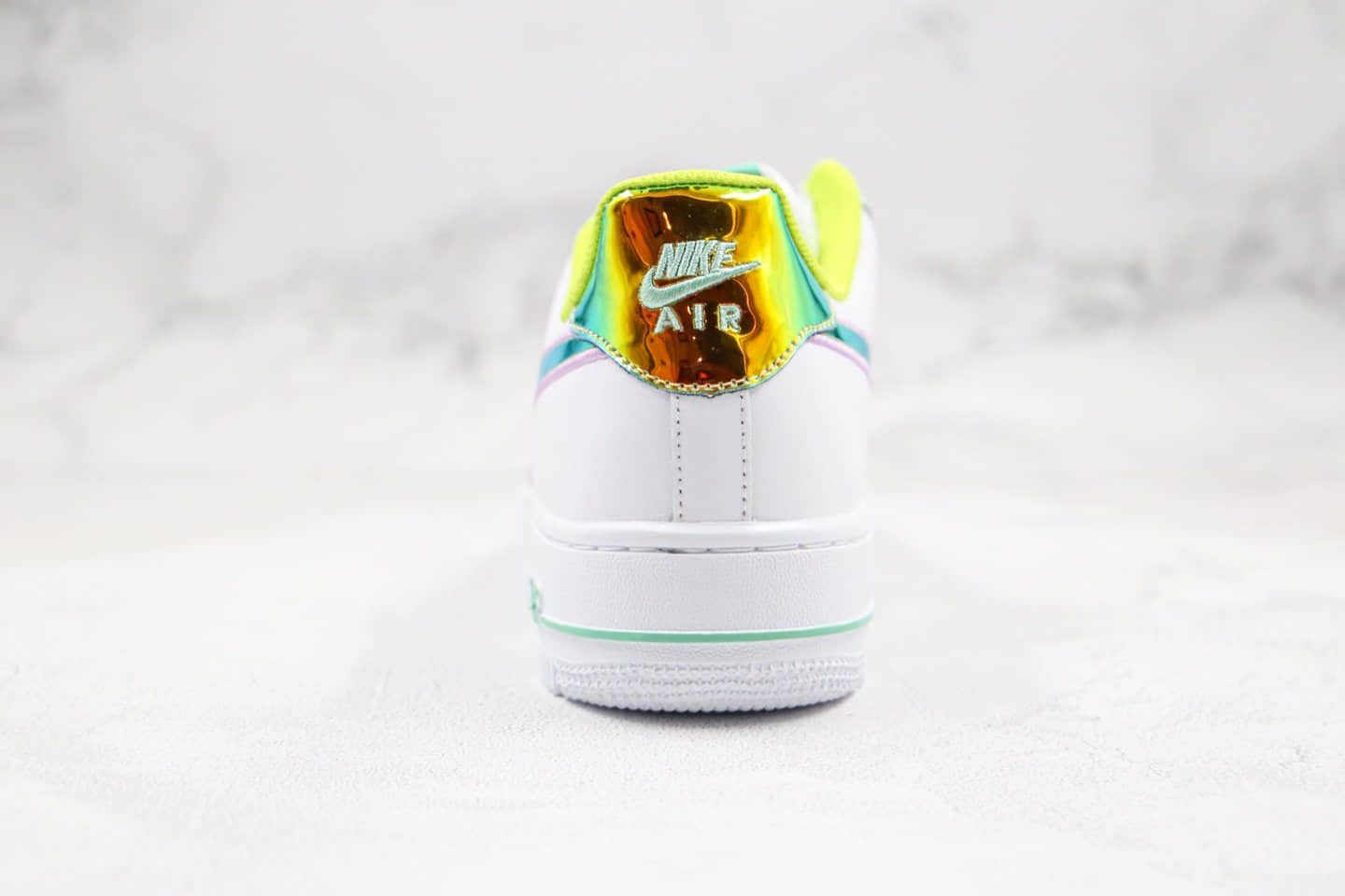 耐克Nike Air Force 1 Low纯原版本低帮空军一号马卡龙复活节镭射紫内置气垫原档案数据开发 货号：CW5592-100