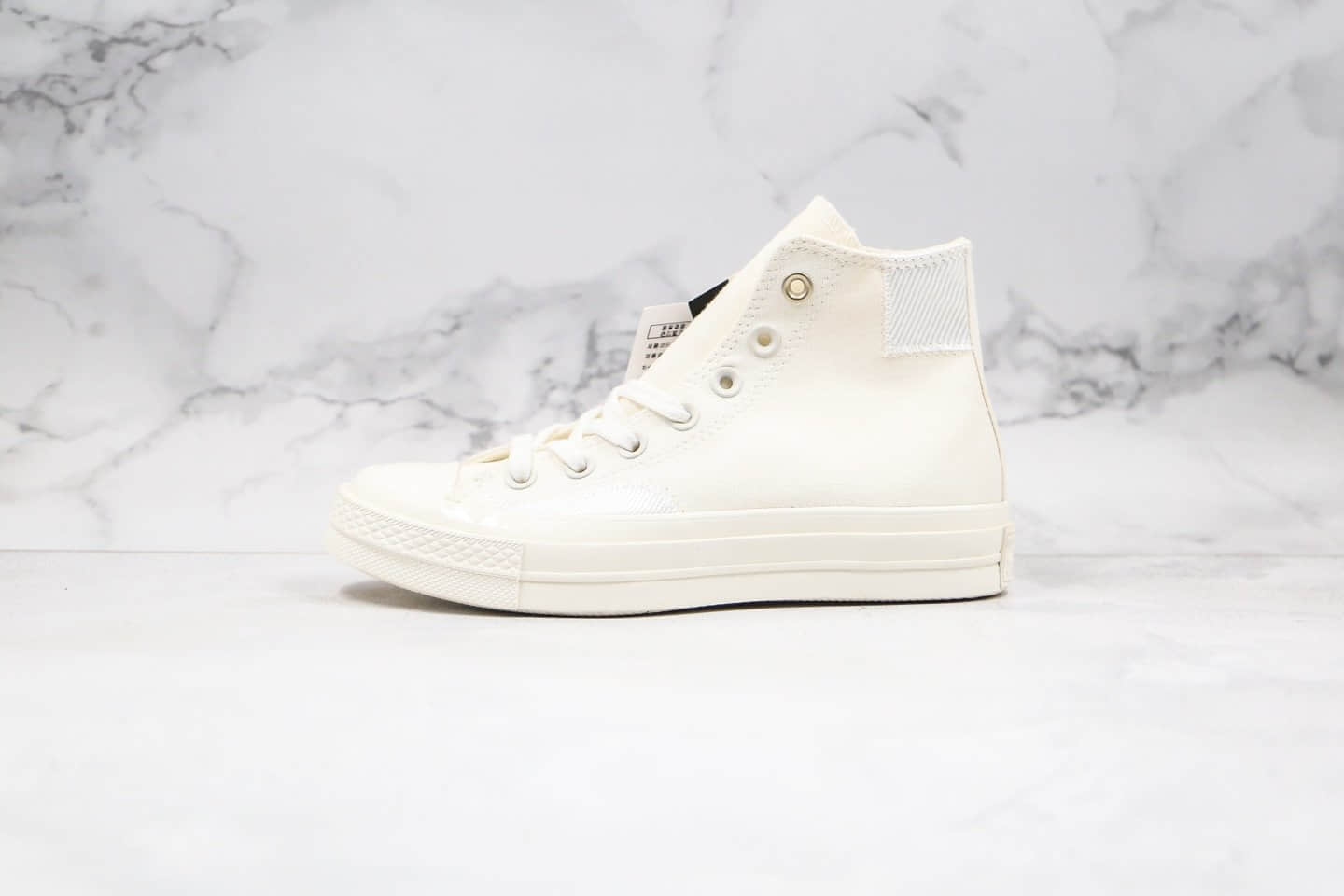 匡威Converse Chuck 70S公司级版本高帮奶白色奶油冰淇淋配色帆布鞋原厂硫化大底双围条正确硅蓝PU软中底