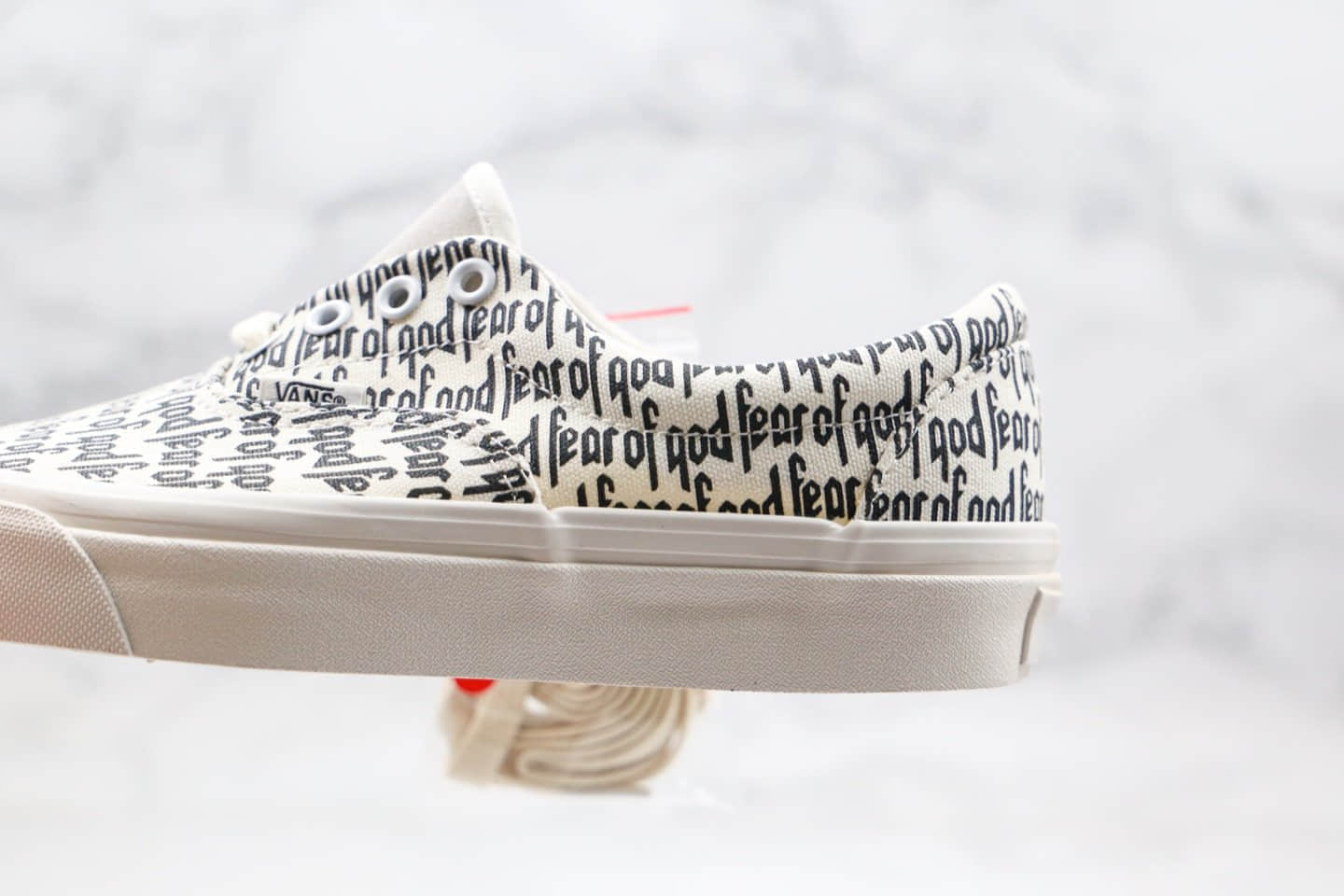 万斯Vans x Fog Era 2.0公司级版本敬畏上帝联名款2.0字母印花黑白色原厂硫化大底内置钢印原盒配件