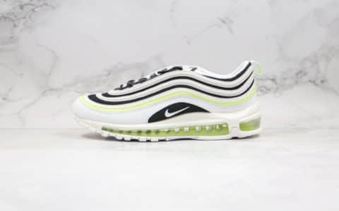 耐克Nike Air Max 97纯原版本子弹头气垫鞋Max97黑黄绿配色内置真小潘气垫高鞋面清洁度区别市面通货版本 货号：921733-105