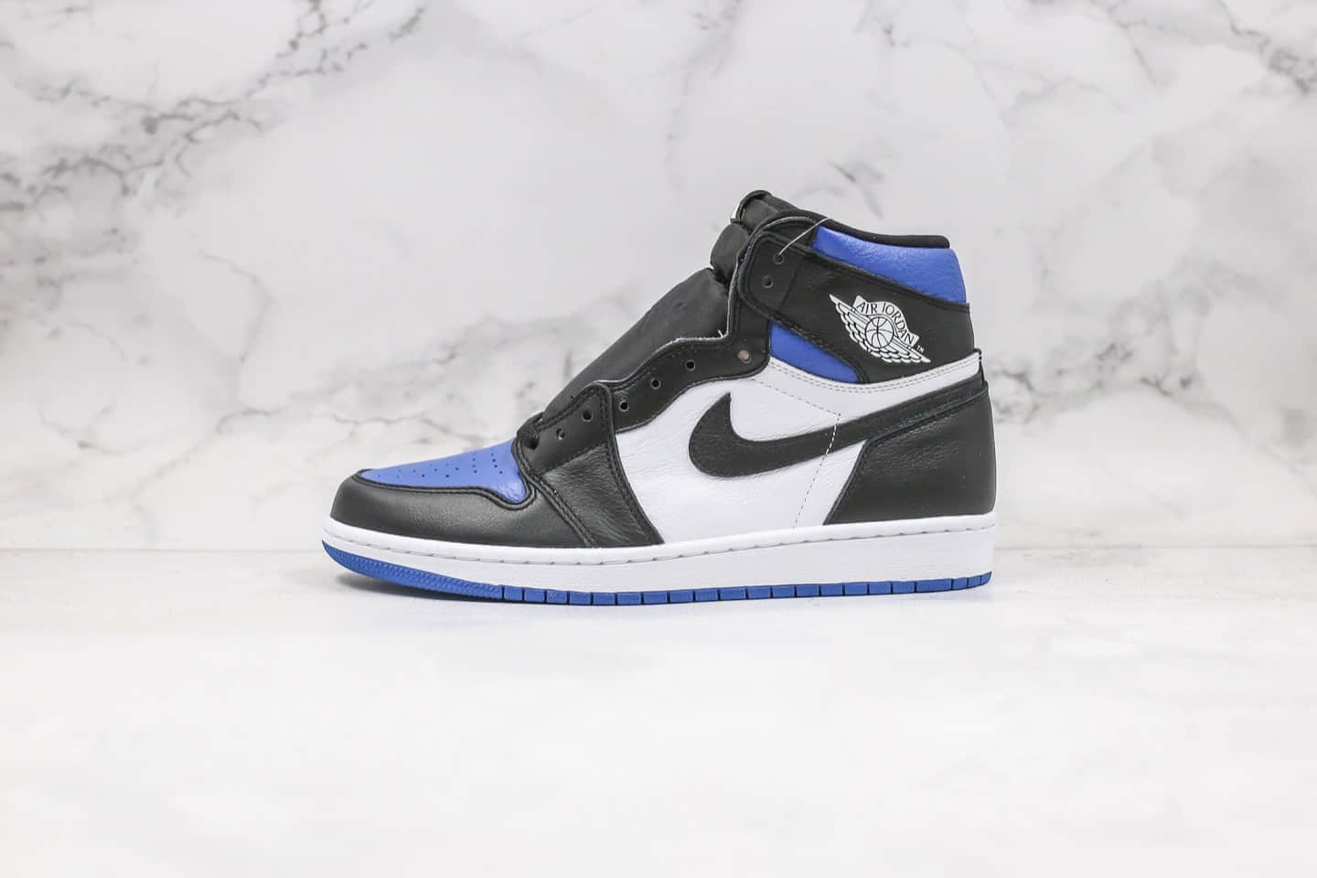 乔丹Air Jordan 1 Obsidian纯原版本高帮AJ1新黑蓝脚趾原盒原标正确后跟定型小蛮腰 货号：555088-041