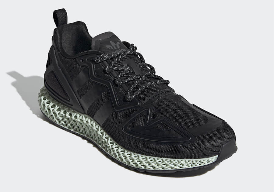 4D跑鞋新成员！adidas ZX 2K 4D新配色曝光！ 货号：FV9027