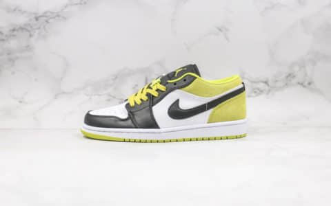 乔丹Air Jordan 1 Low Laser Blue纯原版本低帮AJ1黄黑色原厂材质原档案数据开发原盒原标 货号：CK3022-003