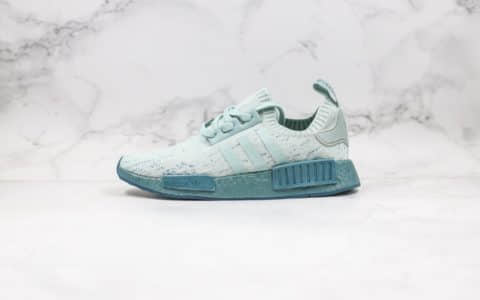 阿迪达斯adidas NMD R1 Primeknit Tactile Green纯原版本爆米花跑鞋NMD R1水晶蓝绿配色区别市面通货版本 货号：CG3601