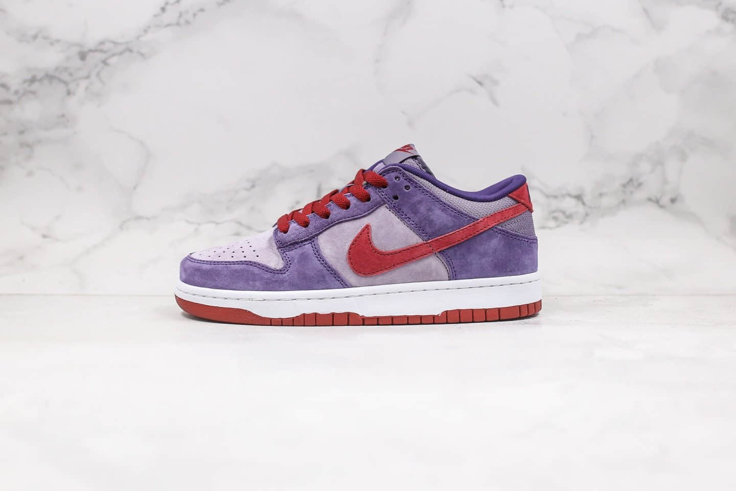 耐克Nike Dunk SB Low SP Plum纯原版本低帮DUNK板鞋树莓紫配色内置Zoom气垫原盒原标正确鞋面卡色 货号：CU1726-500