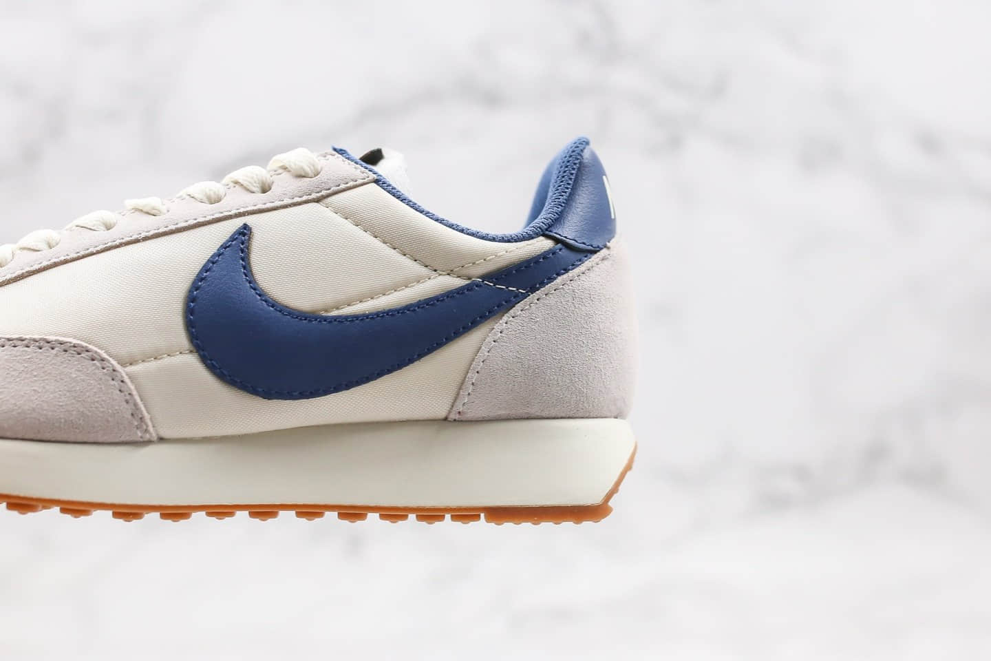 耐克Nike Air Tailwind 79公司级版本华夫复古慢跑鞋米白蓝色内置Sole气垫正确鞋面材质 货号：487754-011