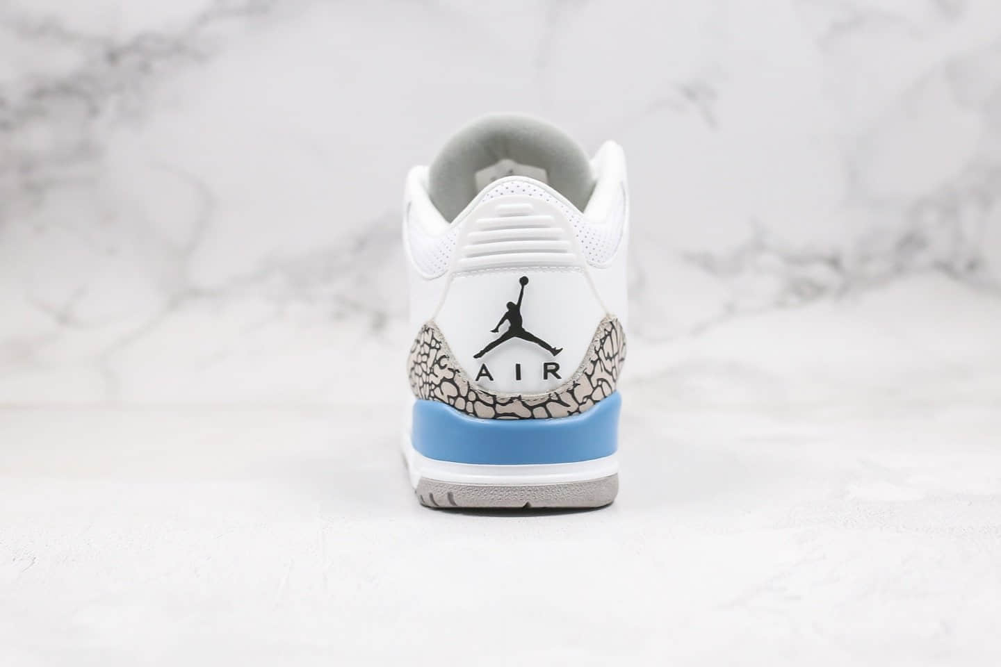 乔丹Air Jordan 3 UNC纯原版本北卡蓝配色AJ3原盒原标内置气垫区别市面通货版本 货号：CT8532-104