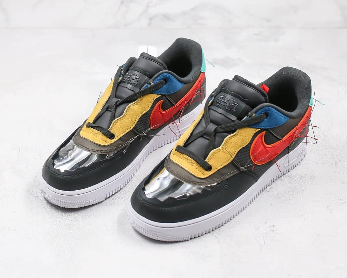 耐克Nike Air Force 1 Low BHM纯原版本低帮空军一号黑人月撞色配件齐全原盒原标 货号：CT5534-001