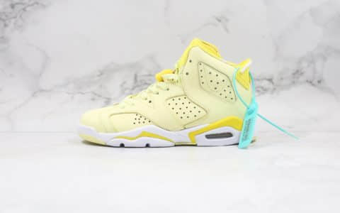 乔丹Air Jordan 6 GS Floral纯原版本花卉柠檬黄AJ6黄玫瑰区别市面通货版本首家实拍出货 货号：543390-800