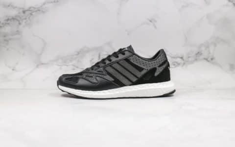 阿迪达斯Adidas Y-3 Rhisu Runner Boost纯原版本山本耀司松鼠系带黑白配色原厂爆米花大底原盒原标