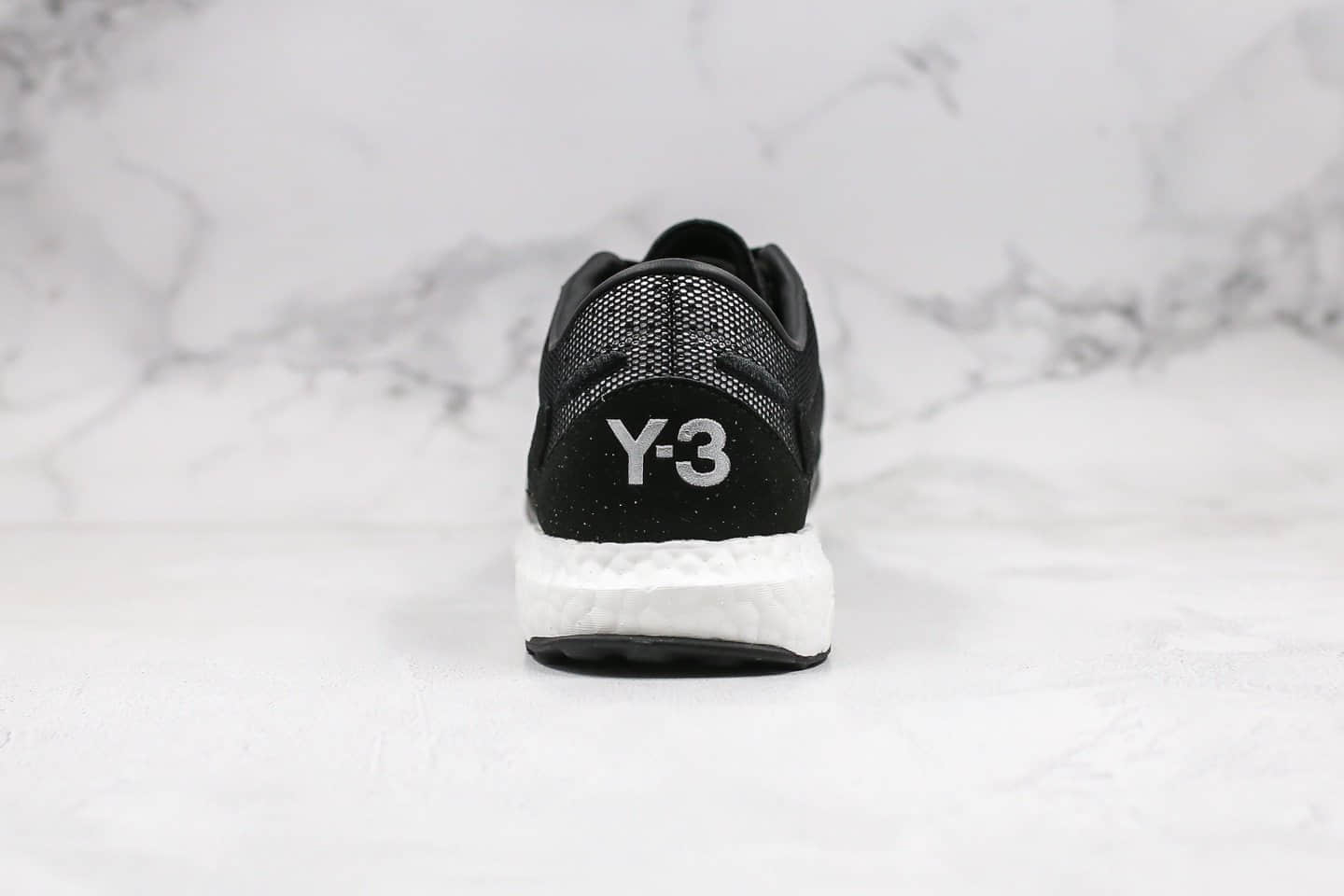 阿迪达斯Adidas Y-3 Rhisu Runner Boost纯原版本山本耀司松鼠系带黑白配色原厂爆米花大底原盒原标