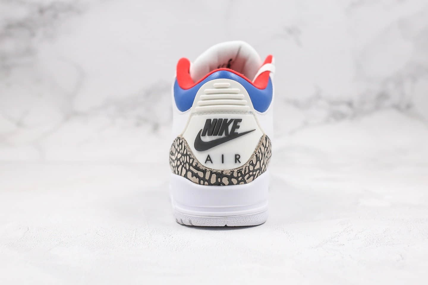 乔丹Air Jordan 3 Retro OG Tinker NRG韩国奥运会纪念款AJ3汉城限定爆裂纹白蓝色纯原版本原盒原标 货号：AV8370-100