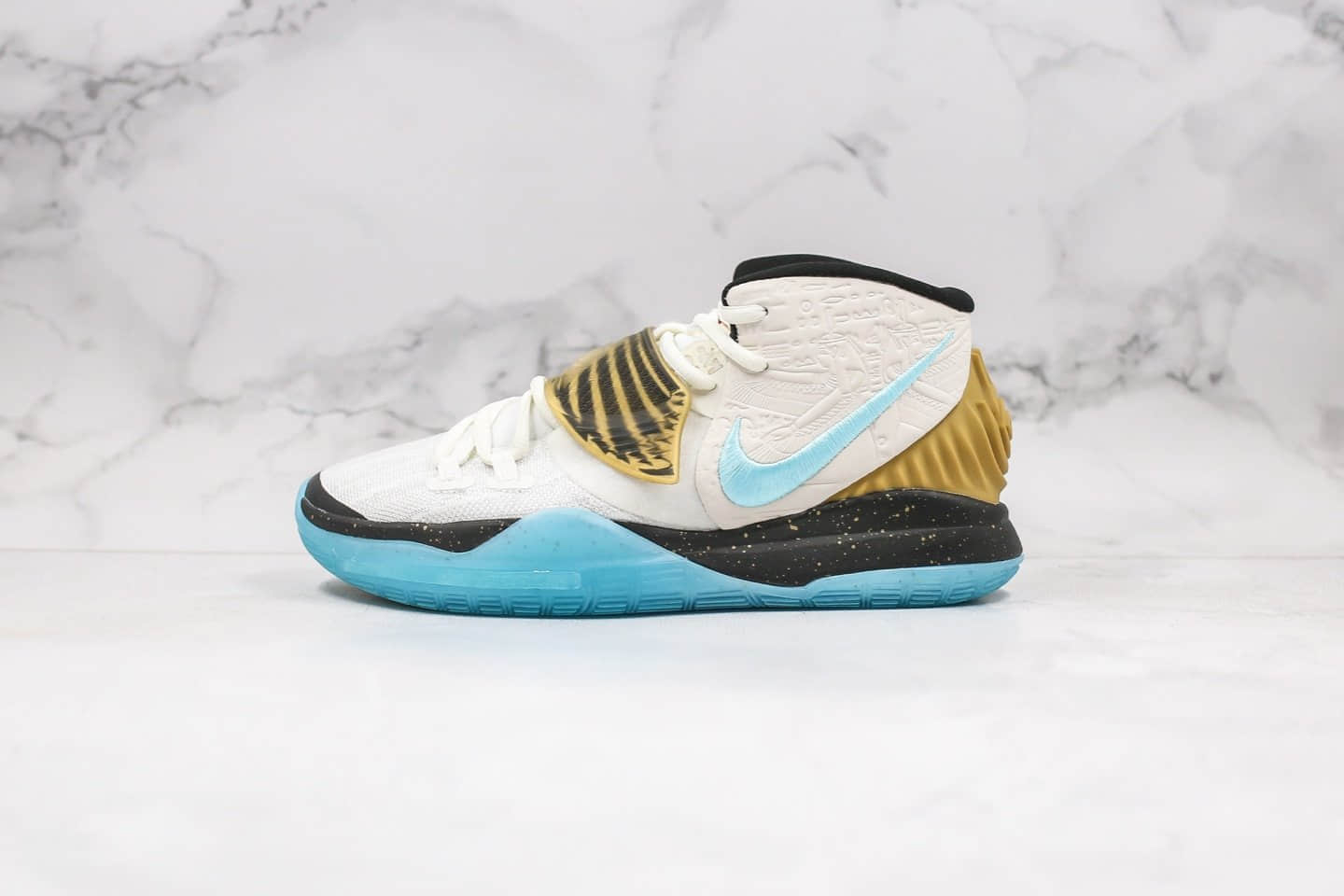 耐克Nike Kyrie 6 Golden Mummy x Concepts纯原版本联名款欧文6埃及法老配色内置气垫支持实战 货号：CV5572-149