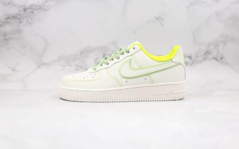 耐克Nike Air Force 1 '07 LV8纯原版本低帮空军一号3M满天星反光3D立体勾白绿色内置气垫原档案数据开发 货号：315122-909