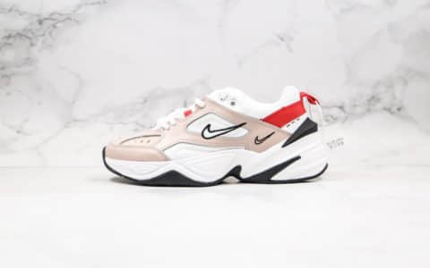 耐克Nike Air Monarch the M2K Tekno纯原版本复古老爹鞋M2K豆沙粉色原盒原标区别市面通货版本 货号：AO3108-205